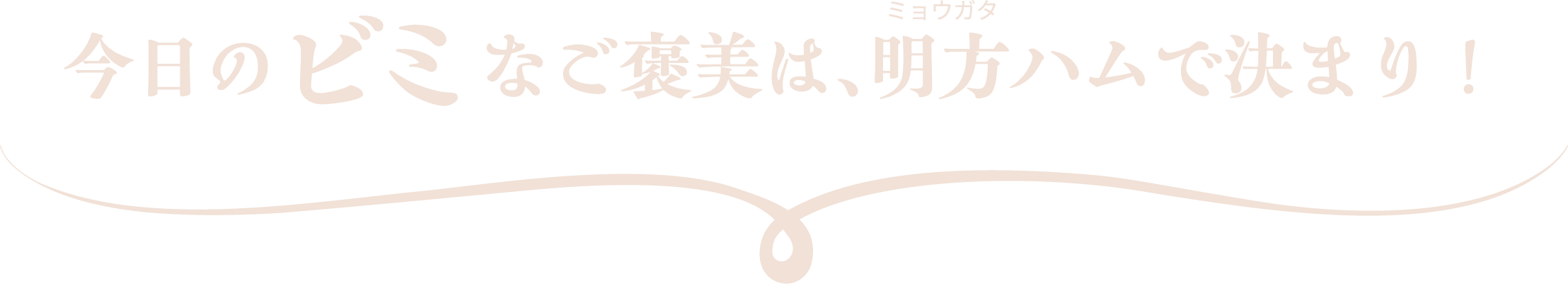 今日のビミなご褒美は、明方ハムで決まり！